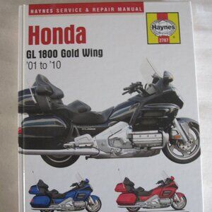 Haynes Motorcycle Repair/ Service Manual: Honda GL 1800 Gold Wing, 2001-2010 H/C
